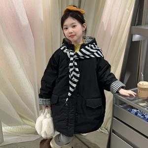 리올 후드 롱 패딩 점퍼 R16151