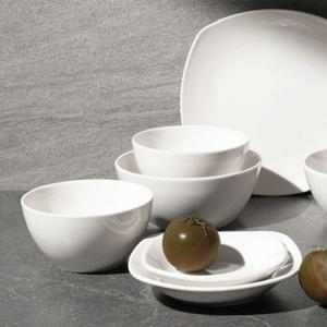 모던파스텔 스노우 화이트 공기대접세트 4p 밥그릇 국그릇 그릇세트 신혼 집들이 한식 도자기