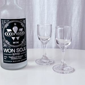 홈파티 스몰 미니 고블렛 소주잔 30ml