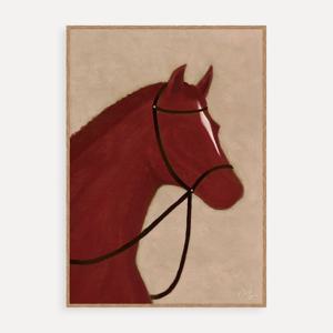 Red Horse 미유 아트 프린트