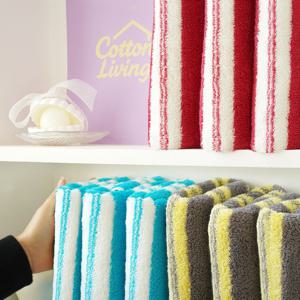 고중량 40수 170g 리드 스트라이프 호텔수건 타월 10장