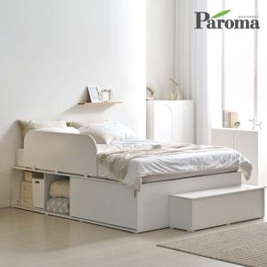 스마트 슬라이딩 퀸사이즈 벙커수납침대 (안전가드+계단포함)