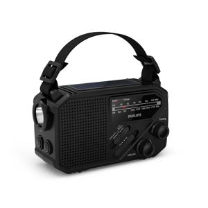 TAR1609 휴대용 재난라디오 자가발전 후레쉬 보조배터리 등산 캠핑 아날로그 미니라디오