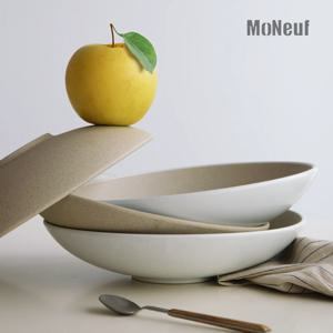 [리퍼]모네프 환원 도자기 노아 쿠프 23.5cm 파스타접시