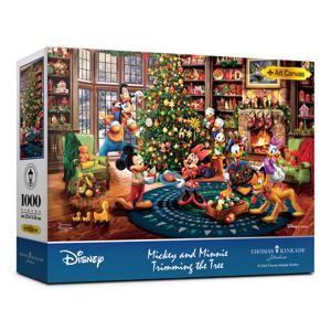 디즈니 토마스 킨케이드 미키와 친구들의 크리스마스 직소퍼즐 1000피스 7013