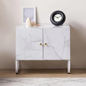 거실 침실 세련된 화이트 마블 미니 수납장 600 인테리어 디자인 호텔 침대