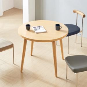 테라스 상담실 우드 미니 라운드 티테이블 600 다이닝 고급스러운 감성 차