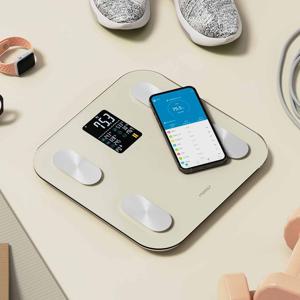 스마트 헬스케어 LCD 체지방 체중계 디지털 체성분