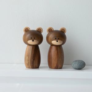 곰돌이 후추 그라인더 소금 분쇄기 소금후추 통후추 소금통