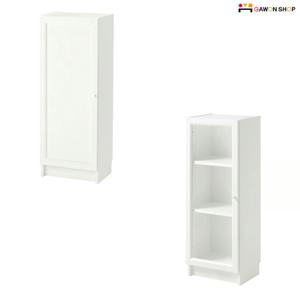 [리퍼]BILLY/OXBERG 도어가 있는 여닫이 수납장/책장 (40x30x106cm)