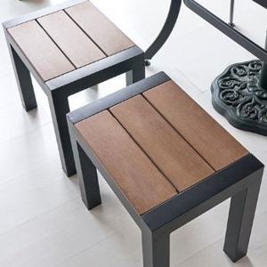 야외물놀이장 카페모던디자인 알루미늄다리 사각체어(450 2섹)