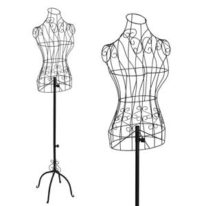 빈티지 철제 상반신 여자 마네킹 스탠드 옷걸이