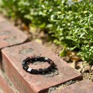 음핑고 나무팔찌 큐브형 염주 블랙팔찌 소원성취 행운 행복 가족 건강 액막이 재물운