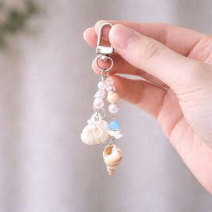 바다의 속삭임 진주 조개 키링 열쇠고리 가방 핸드폰 키링