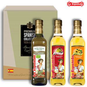 유기농 엑스트라버진 올리브오일+해바라기유+포도씨유 500ml 선물세트