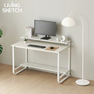 국내제작 캠브리지 1200X700 낮은 선반형 1단 B타입 책상 E0등급 컴퓨터 학생용 6