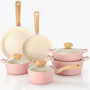 레트로 6종 세라믹 냄비세트+후라이팬