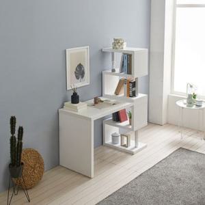 좁은공간 수납좋은 4단오프형책상 책장세트(1200 6컬러)