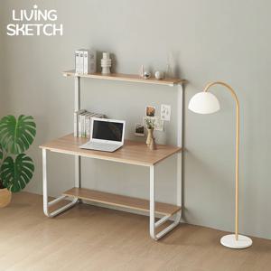 국내제작 캠브리지 1200X700 높은 선반형 1단 B타입 책상 E0등급 컴퓨터 학생용 6