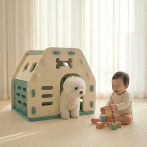 강아지집 폼 매트 대형 하우스 집 실내 텐트