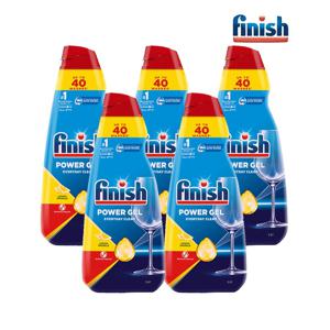 피니시 레몬젤 식기세척기 전용세제 용기 1000ml x5개