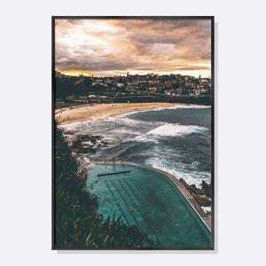 바닷가 야외 수영장 바다 그림 감성 인테리어 포스터 / SOCP-PBS001-OG