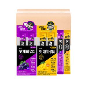 헛개파워 스틱 포도맛 50개입 + 망고맛 50개입 / 숙취해소 젤리