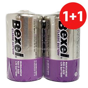 망간 1+1 건전지D 1.5V(2P) D형건전지 R20 무수은