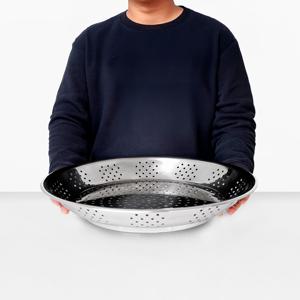 국산 대형 스텐 304 채반 46cm / 물빠짐 채망 타공 다라이