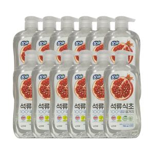 참그린 석류식초 설거지 주방세제 용기 750ml x 12개