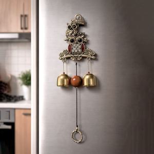 재물복 행운 주물 부엉이 도어벨 풍경종 국내제작 풍수인테리어 개업선물(+용돈봉투)