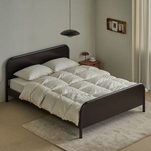 더치 SE0등급 고무나무 원목 침대 프레임 SS/Q/K