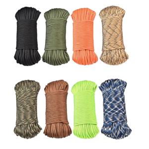 낙하산줄 캠핑 로프 컬러 파라코드 4mm x 31m 텐트 현수막 등산 끈 밧줄 스트링