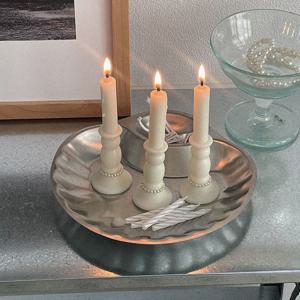 미니 촛대 오브제 미드센추리 빈티지 인테리어 캔들