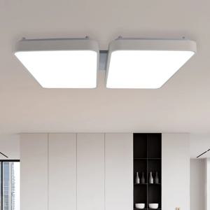 국산 LED 거실등 4등 으뜸 사각 시스템 120W  (2년 A/S)