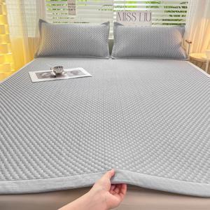 TEMU 슈퍼쿨링 냉감 침대패드 아이스 실크 여름 침대패드 매트리스 패드