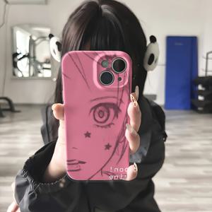 TEMU Clmj 핑크 인스 걸 쿨 새로운 폰 케이스 아이폰 16 16E 15 14 11 미니 프로 맥스 X XR XSMAX 8 7 플러스 렌즈 보호 충격 방지 하드 PC 백 커버와 호환됩니다.