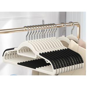 TEMU 30개입-미끄럼방지, 미끄럼방지, 미끄럼방지, 옷장, 옷걸이, 공간절약, 360도 회전 후크, 침실, 욕실, 홈웨어 건조, 보관, 정리