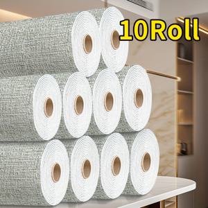 TEMU 10롤 3D 폼 벽지 스티커, 자체 접착 두꺼운 벽 패널, 질감 디자인, 집 리모델링용 벽 스티커, 붙이고 떼기 쉬움, 청소 및 절단 용이, 거실·부엌·침실·사무실 장식에 적합