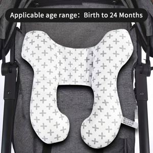 TEMU 1개 휴대용 여행용 어린이 베개, 신생아 카시트용 부드러운 머리 및 목 지지대, 유모차 안전 베개, 헤드레스트 베개, 어린이 부활절 선물