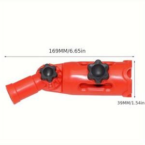 TEMU 추안위 조절 가능한 클램프 롤러 브러시 스크래퍼 - 텔레스코픽 로드, 내구성 있는 플라스틱 인체공학적 그립, 페인팅 및 청소용 안전한 클램프, 다목적 사용, 다기능 부착, 기능성 디자인, 쉬운 그립 핸들, 견고한 구조|수세미