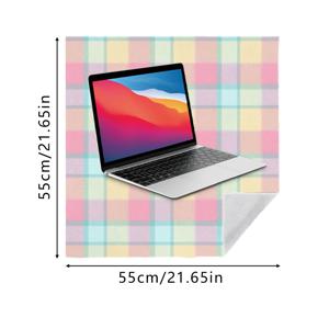TEMU 1개, [다기능 매직 스티키 천] 대형, 탈출 방지, 스크래치 방지 담요. 산뜻하고 귀여운 멀티 컬러 체크 무늬가 특징입니다. 세탁이 가능하며 내구성이 뛰어난 고양이 침대 담요로, 장난기 넘치는 고양이를 위해 디자인되었습니다.