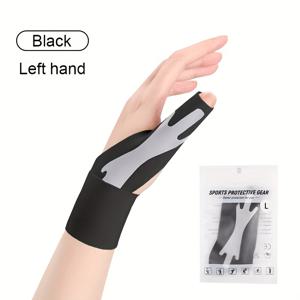 TEMU 조절 가능한 엄지 안정기 | 통기성 나일론-스판덱스 슬리브 | 압박 없는 편안한 착용감 | 타이핑/리프팅/손목 안정성용 | 흔들림 방지 지지대 | 남녀공용 손가락 관절 보호대