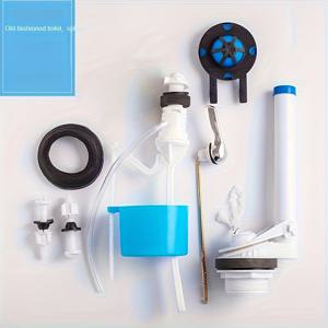 TEMU 구식 분리형 플로트 플러시 변기 액세서리 좌석 변기 물탱크 액세서리 입구 밸브 배수 밸브 렌치 스위치|변기부속품