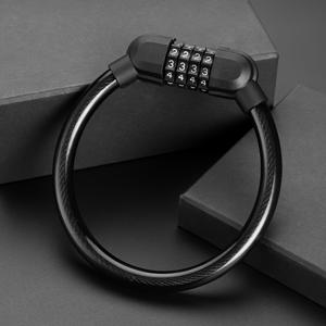 TEMU 고강도 네자리 번호식 방범 자전거 자물쇠 - 산악자전거, 호환, 번호식 자물쇠, 광택 처리, 자전거 랙 및 야외 주차 가능|전기자전거