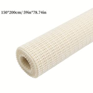 TEMU 다용도 화이트 미끄럼 방지 매트 - PVC, 카펫, 소파 쿠션, 테이블보 등에 완벽 - 내구성 있는 홈 데코 필수품, 침대 매트, 식탁 매트