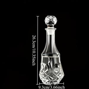 TEMU 다용도 장식용 유리병 1개 - 빈, 밀봉, 분할 옵션 가능