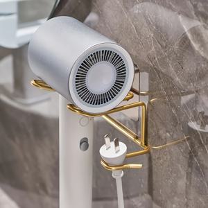 TEMU 구멍 뚫지 않는 간단하고 가벼운 럭셔리 헤어드라이어 걸이대