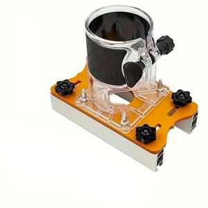 TEMU 2-in-1 히든 패스너 그루브 라우터 베이스 | 모티즈 지그 | 목재 트리밍 라우터 도구 | 65mm 고정 트리머용 그루빙 베이스
