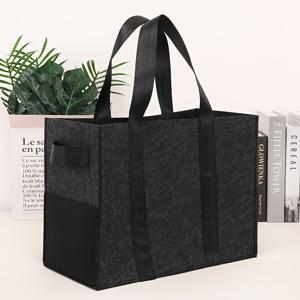 TEMU 1개 대용량 데일리 스토리지 백, 블랙 재사용 가능 스토리지 박스, 출퇴근 가방, 스토리지, 휴가 선물 포장, 데일리 쇼핑, 헬스백, 비치 토트백, 런치백, 책 수납에 적합